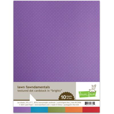 Textured Dot Cardstock -Brights