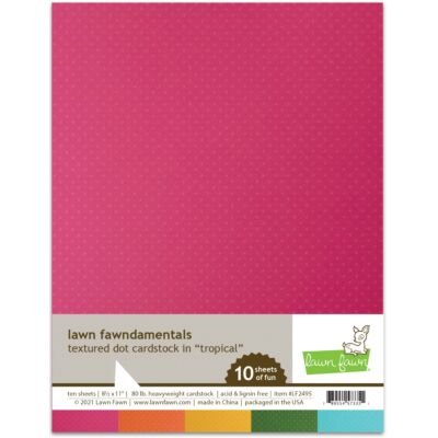 Textured Dot Cardstock - Tropical