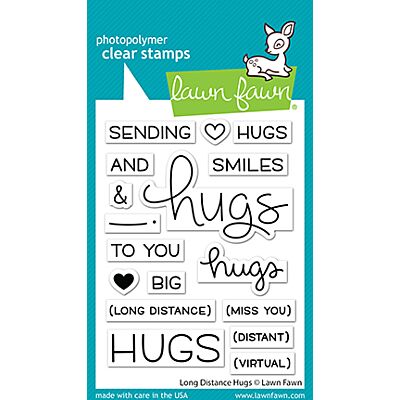 Long Distance Hugs Stamp