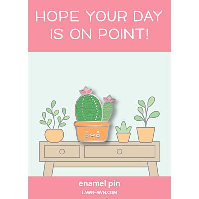 On Point Enamel Pin