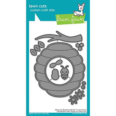 Lawn Fawn UK Stockist - Pop Up Bee Die for paper crafting and cardmaking - seven hills crafts