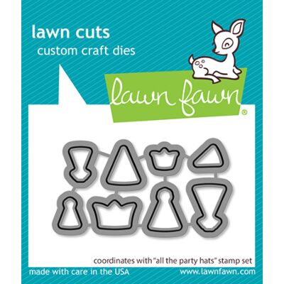 All The Party Hats Die by Lawn Fawn at Seven Hills Crafts UK stockist 5 star rated for customer service, speed of delivery and value