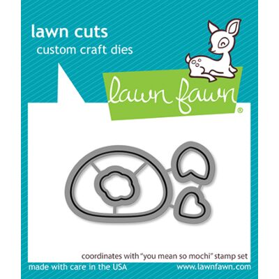 you mean so mochi die by Lawn Fawn at Seven Hills Crafts UK stockist 5 star rated for customer service, speed of delivery and value