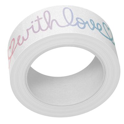 Lawn Fawn Washi Tape - Scripty Saying Shimmer