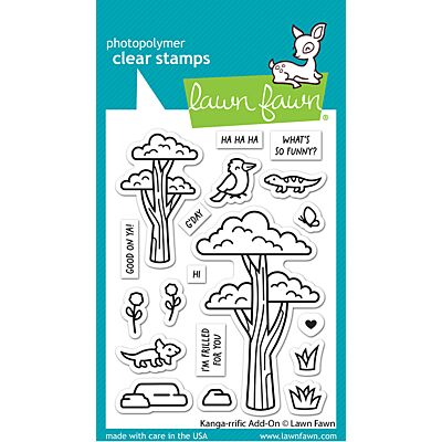 Kanga-riffic Add On die by Lawn Fawn, UK Stockist, Seven Hills Crafts 5 star rated for customer service, speed of delivery and value