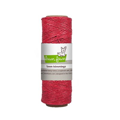 Lawn Fawn Hemp Twine - Red