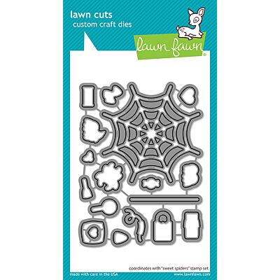 Lawn Fawn Sweet Spiders Coloring Stencil