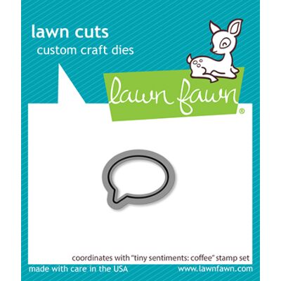 Lawn Fawn Tiny Sentiments Coffee Die