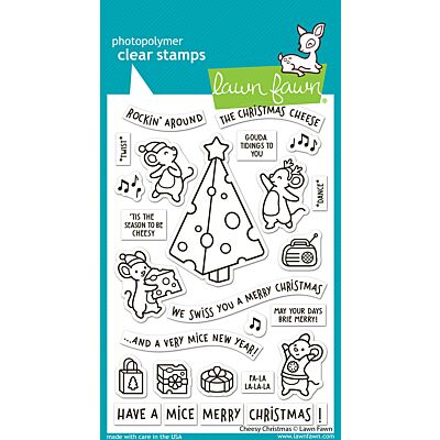 Lawn Fawn Cheesy Christmas Stamp