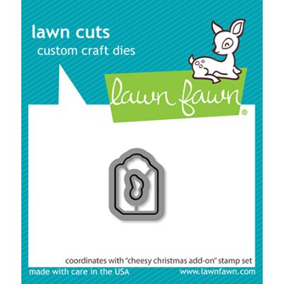 Lawn Fawn Cheesy Christmas Add-On Stencil