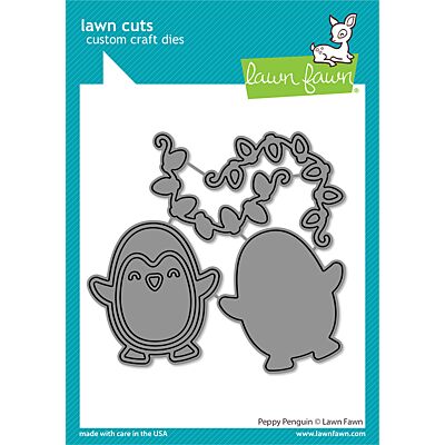 Lawn Fawn Peppy Penguin Die