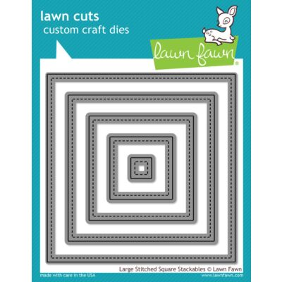 Large Stitched Square Lawn Cuts Image 1