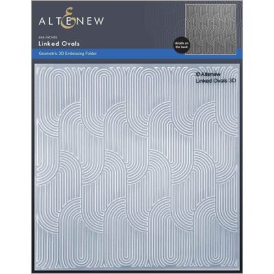 Linked Ovals 3D Embossing Folder