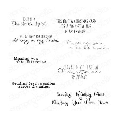 Long Distance Christmas Sentiment Set