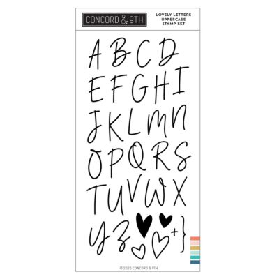 Lovely Letters Uppercase Stamp