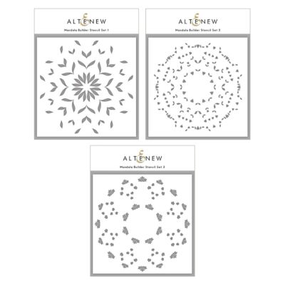 Mandala Builder Stencil (set of 3)