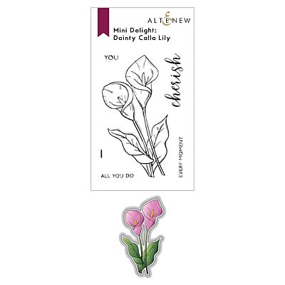 Mini Delight: Dainty Calla Lilly Stamp & Die