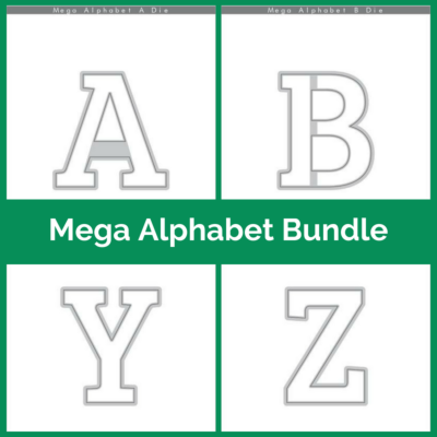 Mega Alphabet Die Bundle 