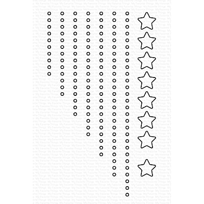 Stitch-able Falling Stars Die