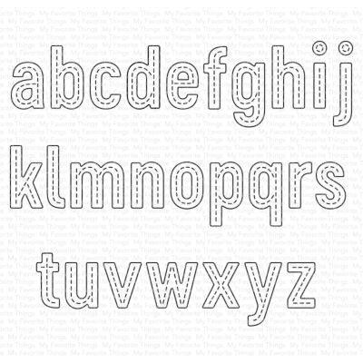 MFT In Stitches Lowercase Alphabet Die