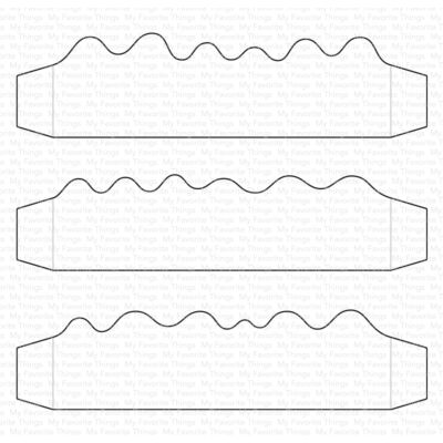 MFT Stamps outside the box wavy days die set for cardmaking and paper crafts.  UK Stockist, Seven Hills Crafts 
interactive die