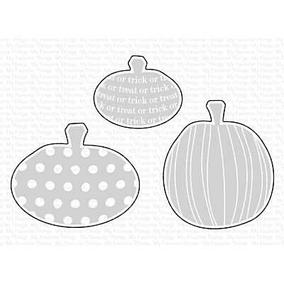 MFT Stamps Primitive Pumpkins die set for cardmaking and paper crafts.  UK Stockist, Seven Hills Crafts   