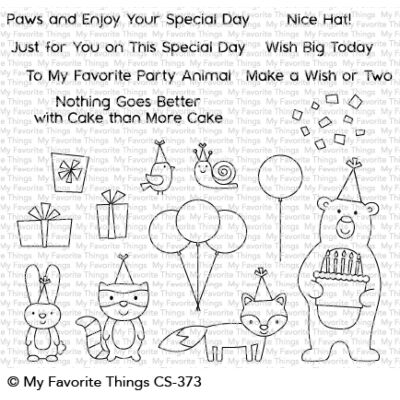 Birthday Bear & Friends Stamp