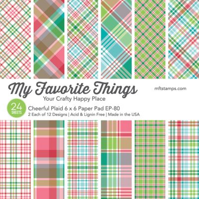 MSTN Cheerful Plaid 6x6 Paper Pad