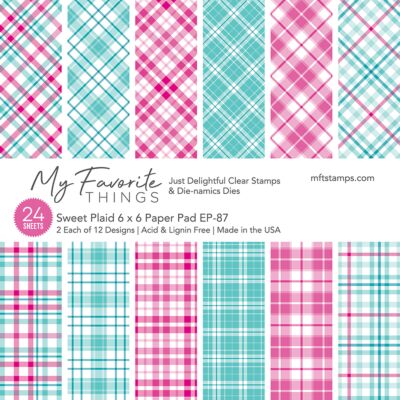 Sweet plaid 6x6 Paper Pad