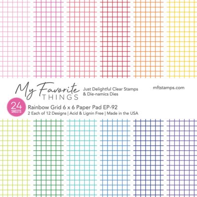 Rainbow Grid Paper Pad