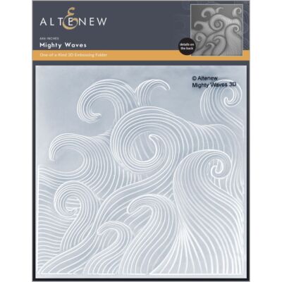 Mighty Waves 3D Embossing Folder