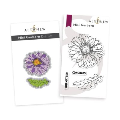 ALT Mini Gerbera Stamp and Die set