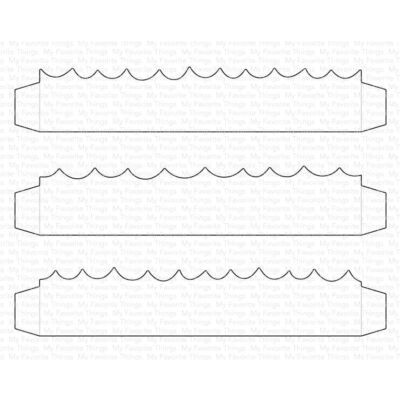 MFT Mini Slimline Outside The Box Waves Die