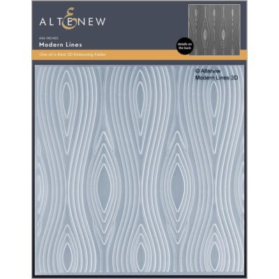 ALT Modern Lines 3D Embossing Folder 