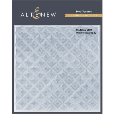 Mod Squares 3D Embossing Folder