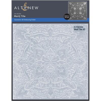 Motif Tile 3D Embossing Folder