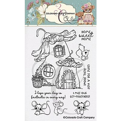 Kris Lauren Mouse House Stamp