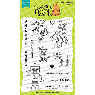 NN Love Bots Stamp