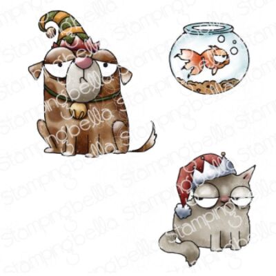 Oddball Christmas Pets Stamp