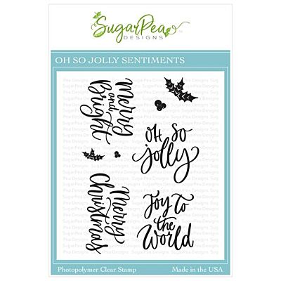 Oh So Jolly Sentiments Stamp