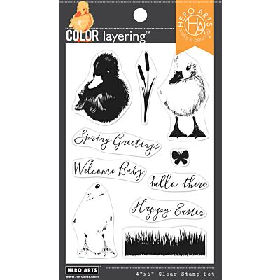 HA Color Layering Duckling Stamp