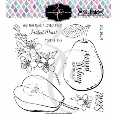 Big & Bold Hugs & Pears Stamp