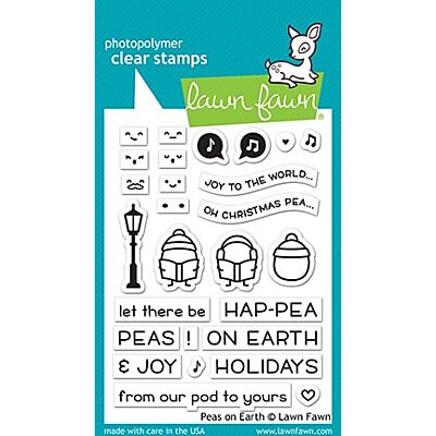 Peas on Earth stamp