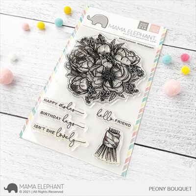 ME Peony Bouquet Stamp