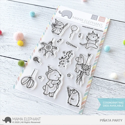 Piñata Party Stamp