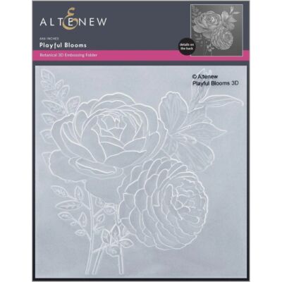 Playful Blooms 3D Embossing Folder