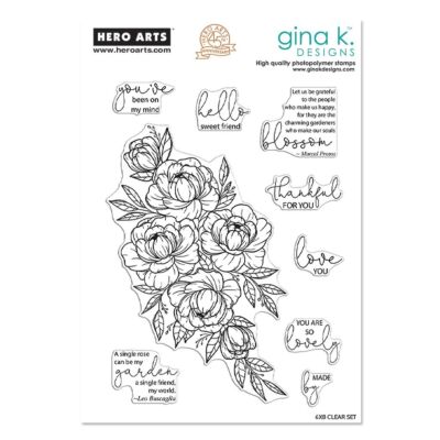 GK Friendship Blooms Stamp