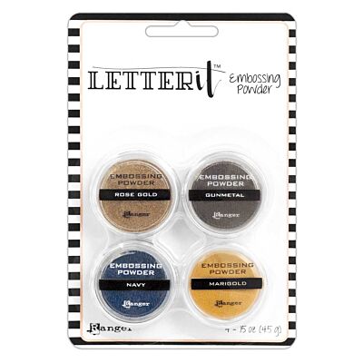 Letter It Embossing Powders Set - Metallics