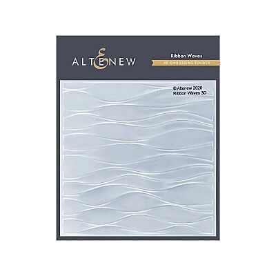 Ribbon Waves 3D Embossing Folder