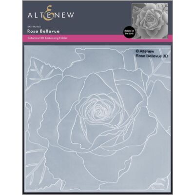 ALT Rose Bellevue 3D Embossing Folder 